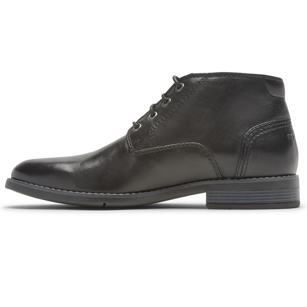 Rockport Boots For Mens Black - Colden Chukka - OD6135789